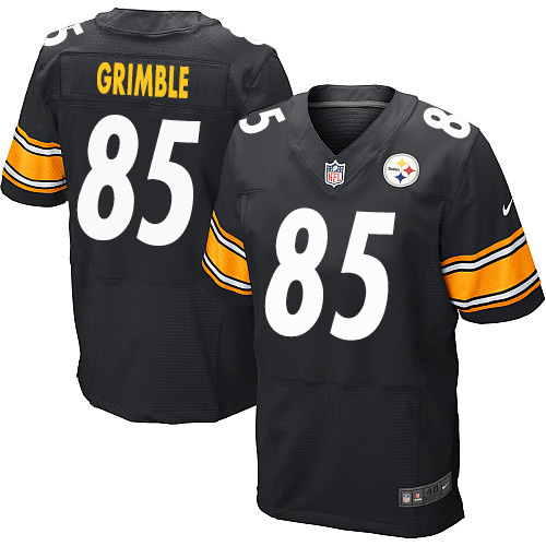 Men's Elite Xavier Grimble Nike Jersey Black Home - #85 NFL Pittsburgh Steelers